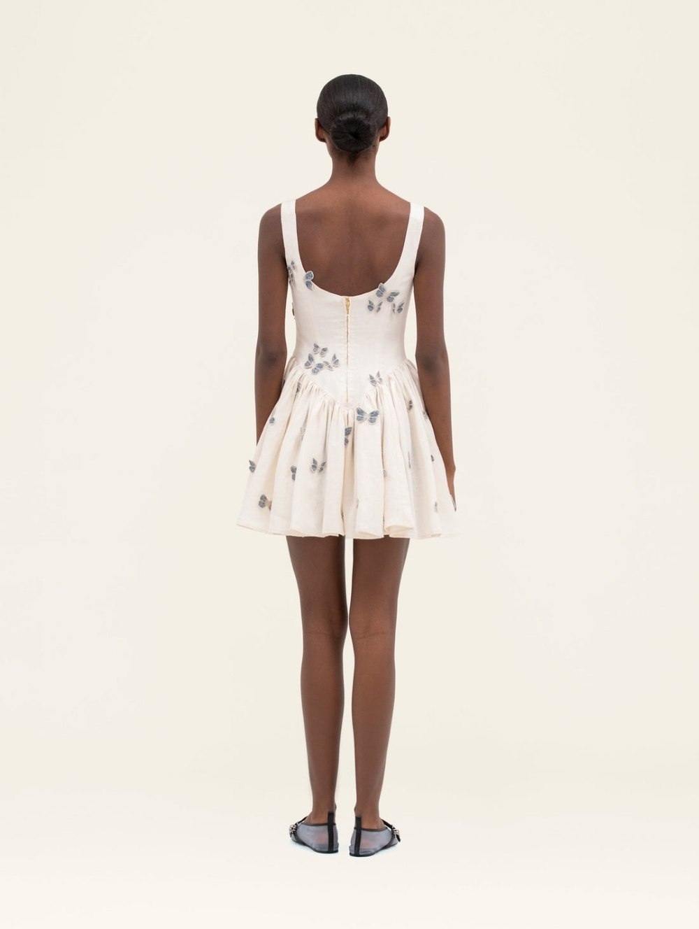 Agua By Auga Bendita Pluma Lymanopoda Mini Dress - Picture 2 of 9